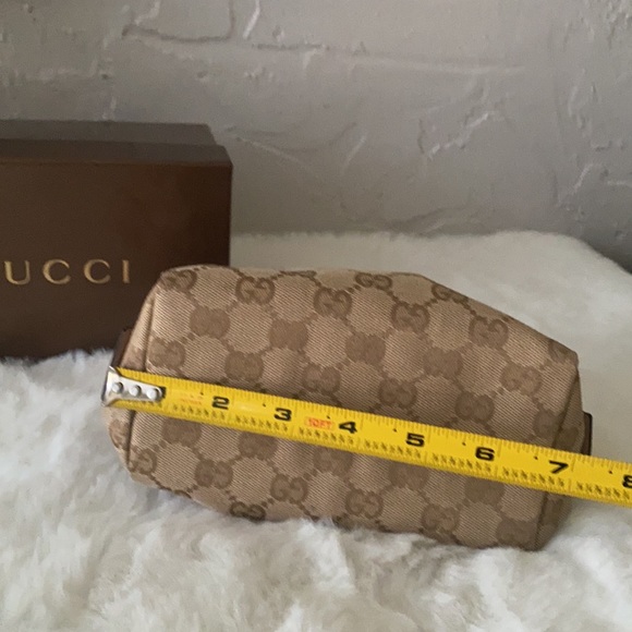 Gucci GG Logo Cosmetic Pouch Bag / R1309 - Picture 5 of 7